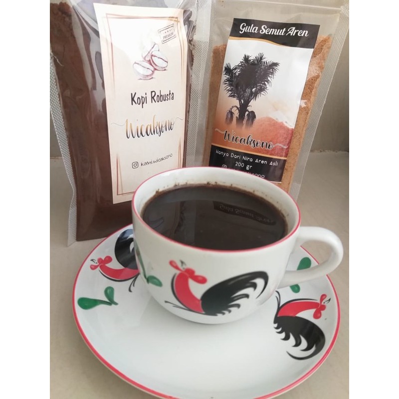 

Kopi robusta khas lampung gula semut aren oleh oleh