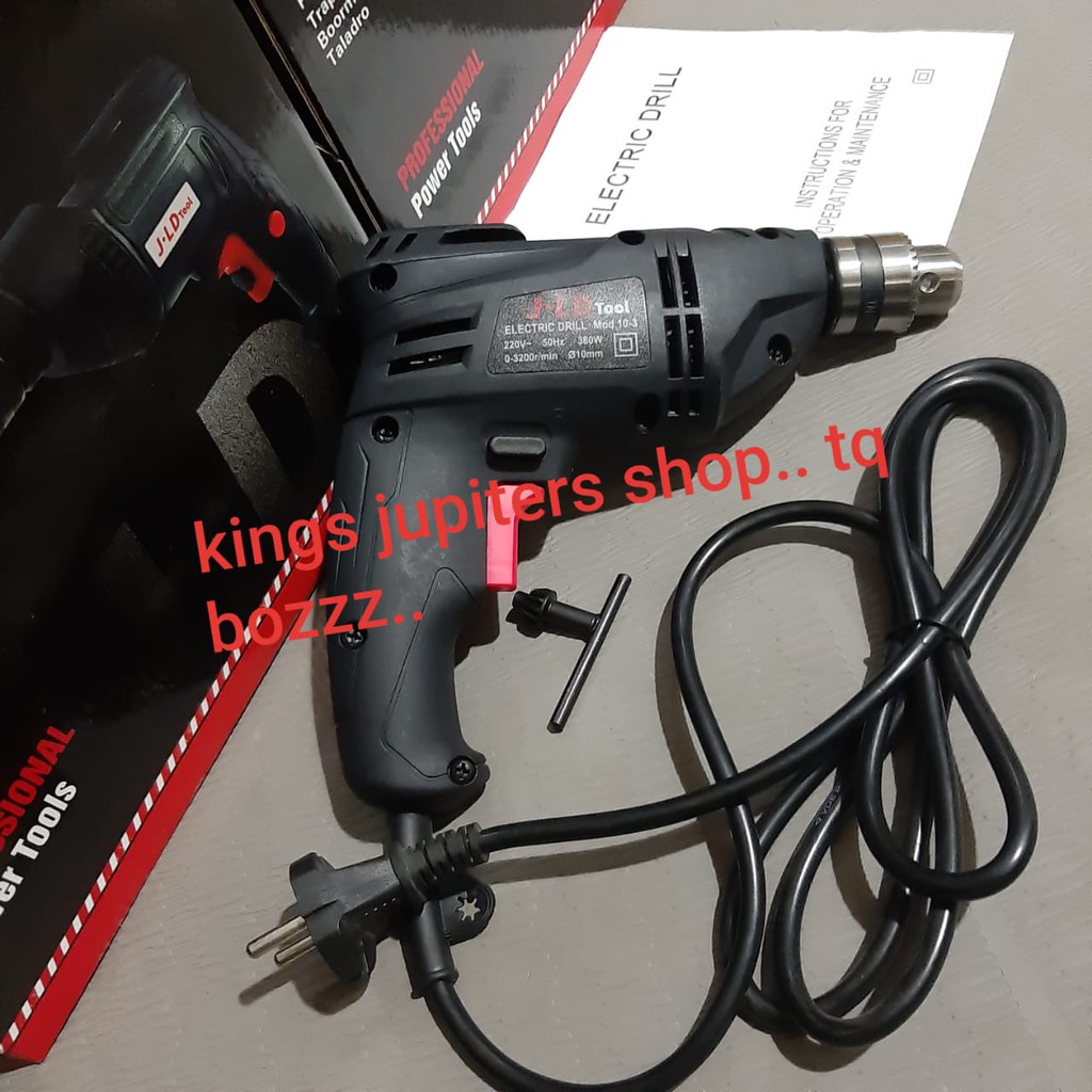 JLD bor tangan 10mm BISA BOLAK BALIK bor 10mm SESUAI FOTO BOR 10 MM 103 mesin bor listrik 10 mm bor