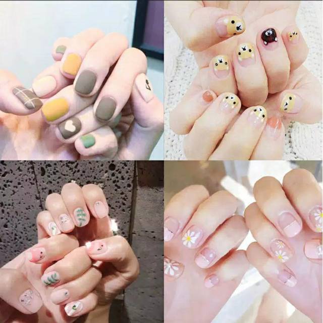 Stiker Kuku High End Motif Kartun 3D Nail Sticker 14 PCS [DA001-DA018]