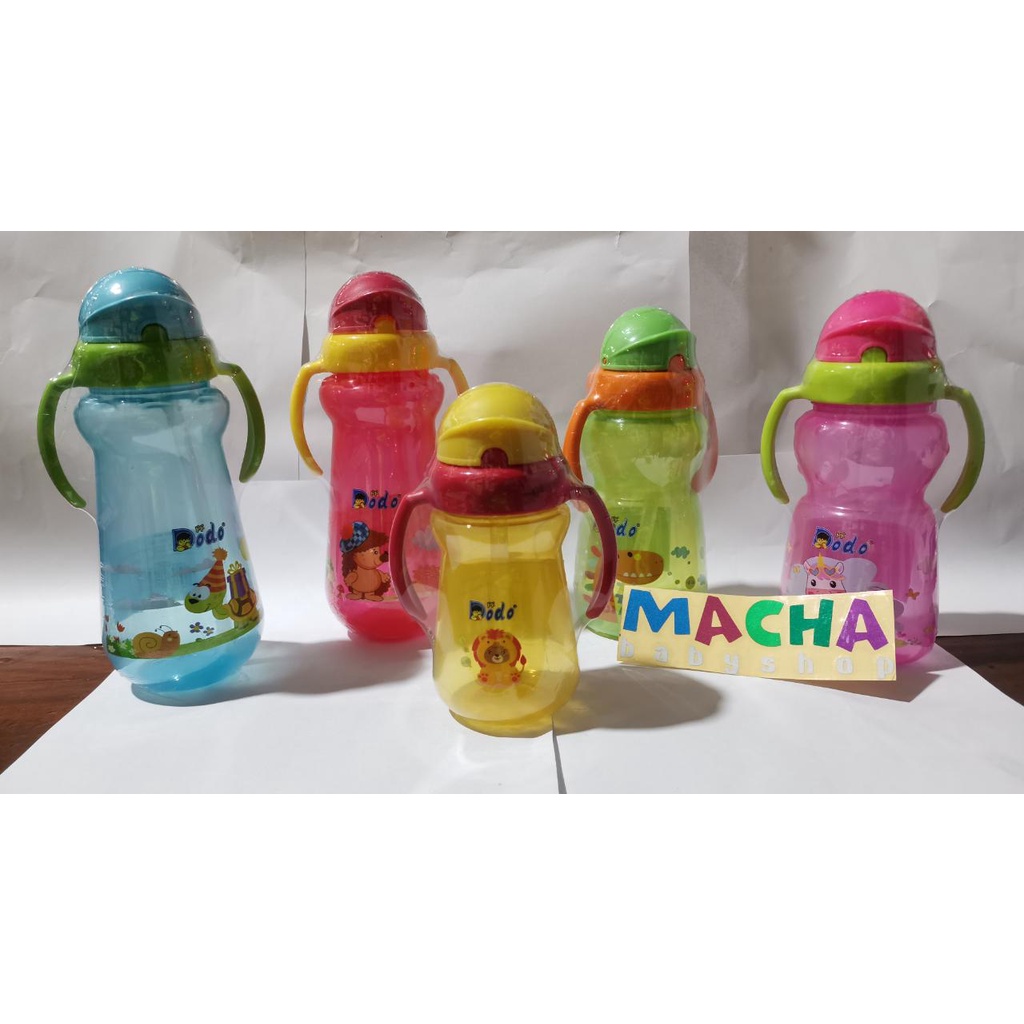 DODO Botol Minum Sedotan Sport Handle Cup Botol Minum Bayi Anak