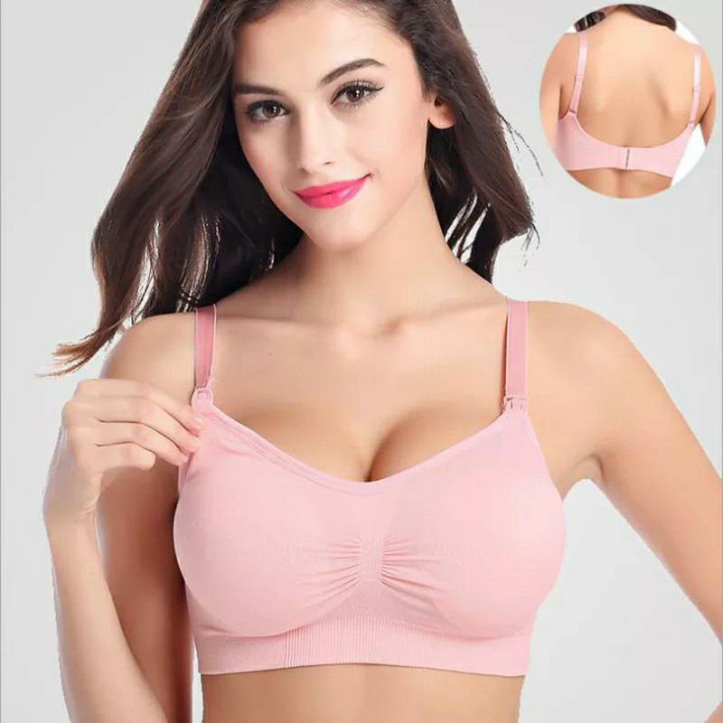 BH Bra Menyusui Rajut Nursing Bra Premium Maternity Bra Rajut Kaos Spandex Asli Size 34-42 SOREX