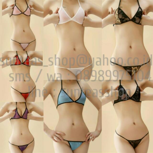 R168 Bikini lingerie basic lace.