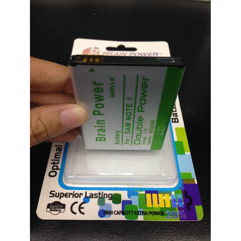 [termurah] Baterai Samsung Galaxy Note 1 N7000 I9220 4800Mah Brain Power