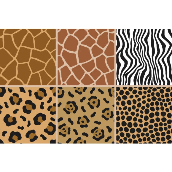 Animal Print Seamless Patterns