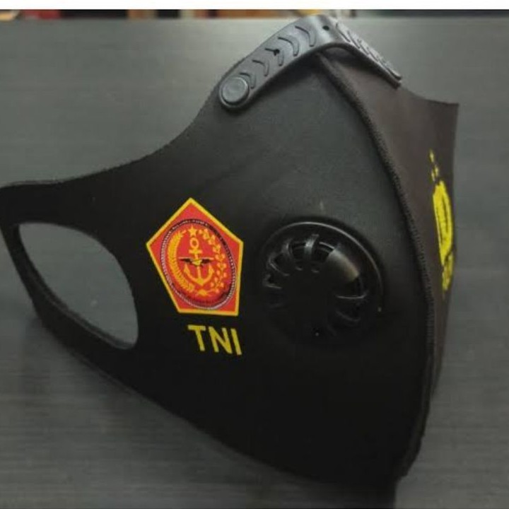 MASKER TNI_POLRI VENTILATOR | BAHAN PREMIUM