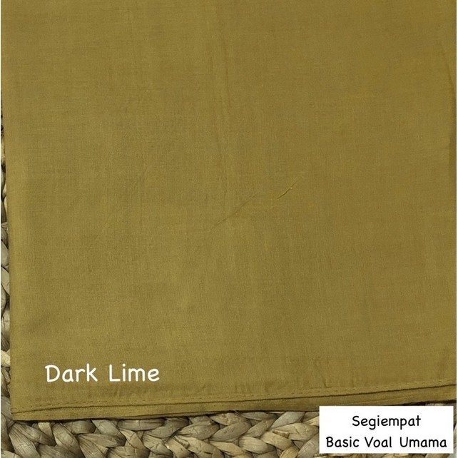 Godiva96 - UMAMA BASIC VOAL HIJAB / JILBAB MEDAN PART 1-U.BV. Dark Lime