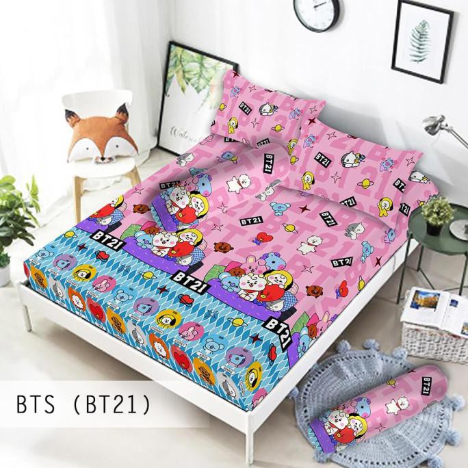 Monalisa Premium Sprei motif BTS (Bangtan Sonyeondan) - 180 x 200 x 20