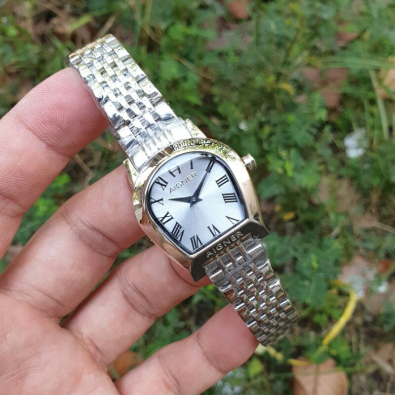 jam tangan wanita aigner verona nuovo for ladies batre steel kualitas original