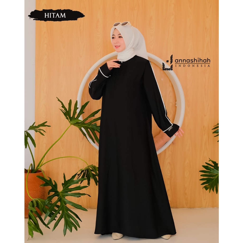 ABAYA LIST META ABAYA ORIGINAL ANNASIHAH/COD/abaya hitam/abaya turki/abaya arab