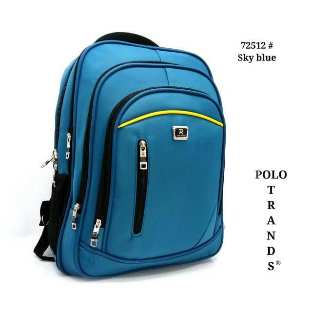 TAS PUNGGUNG TAS PRIA TAS LAPTOP TAS KERJA TAS SEKOLAH TAS ORIGINAL POLO TRANDS 72512