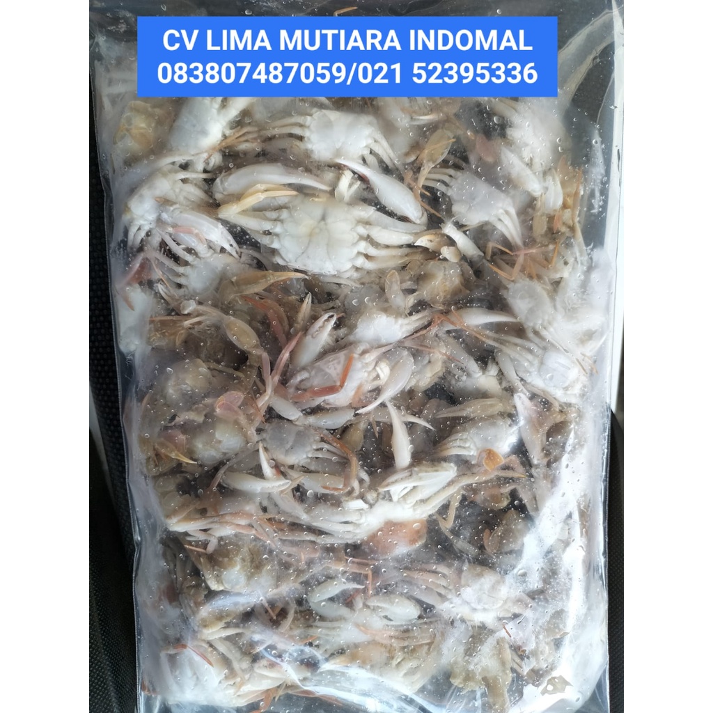 Baby Crab Mentah Kupas, Kualitas Eksport Tanpa Air 1KG