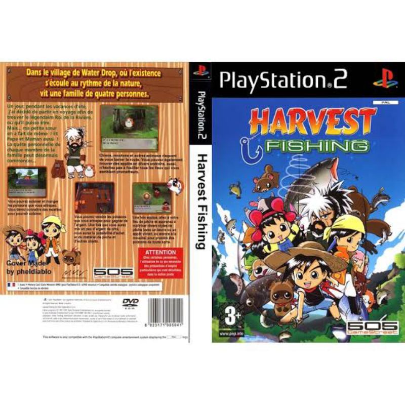 Kaset Ps 2 : HARVESTMOON FISHING