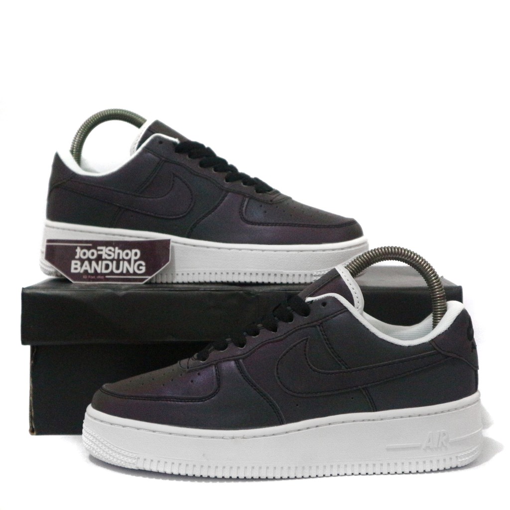 air force 1 black holographic