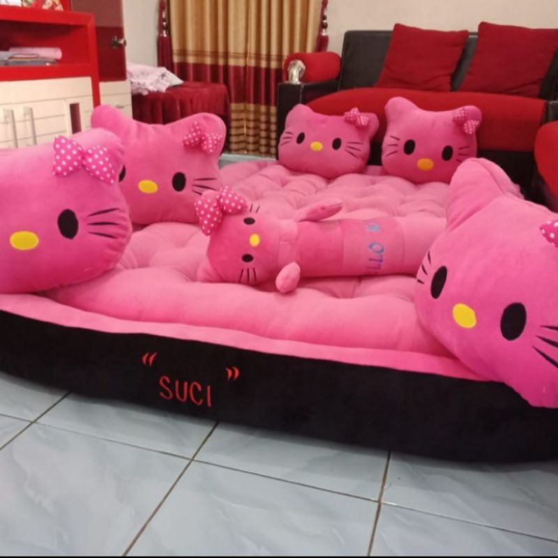PROMO Kasur Gender Tebal 10cm - Kasur Boneka Karakter Hello Kitty Terlaris Empuk Halus Berkwalitas