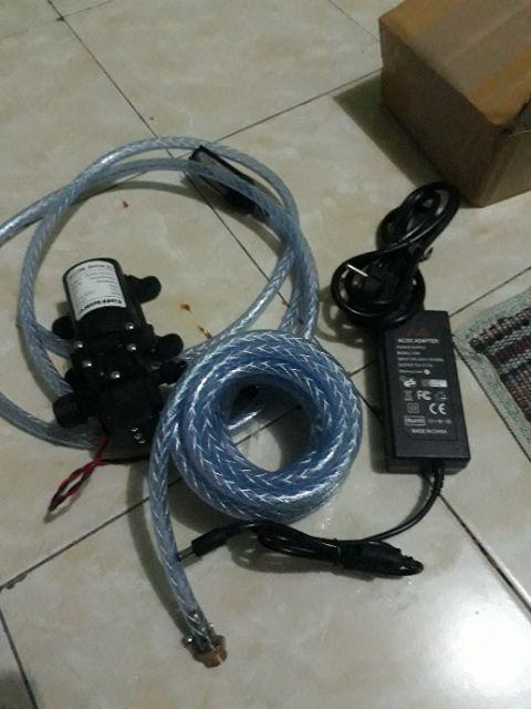 Alat Cuci Mobil Cuci Motor, Cuci Ac Lengkap Goodpump 130psi Adaptor 12v 5a