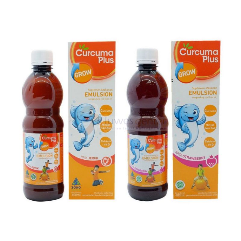 CURCUMA PLUS CROW EMULSION SUPLEMEN SIRUP ANAK 200 ML