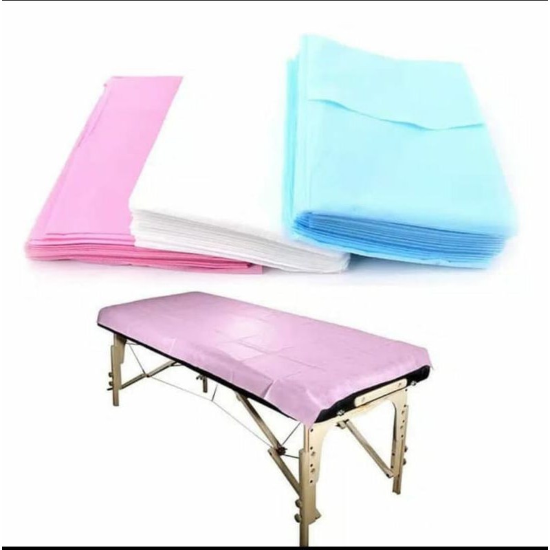 Bed sheet Sprai bad facial polos Bed cover Taplak tempat tidur facial