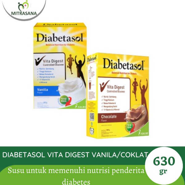 

Diabetasol Vita Digest Vanila Coklat Cappucino 570gr