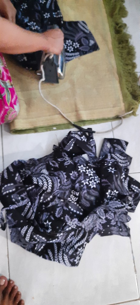 Batikcouple Keluarga Maura Couple Sania Ruffle Ori Ndoro Jowi Dnt Batik Couple Keluarga Manggar Abu