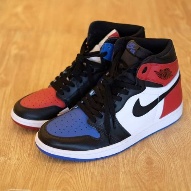 Nike Air Jordan MID Top 3 Red White Blue Perfect kick original