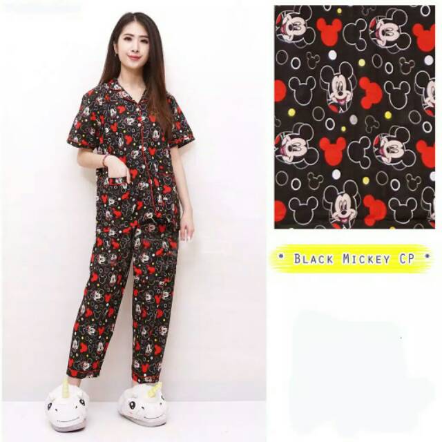 PAJAMAS CP MICKEY BLACK LD 104 CM