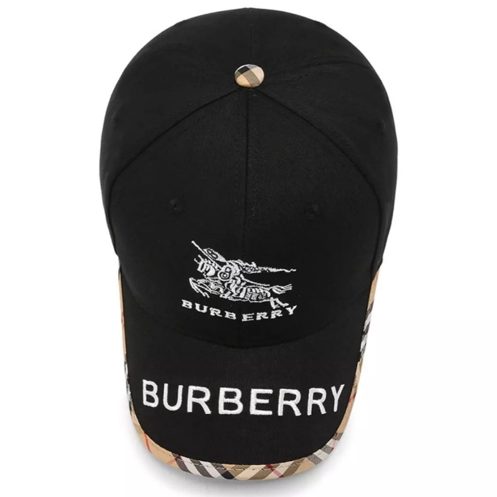 Topi Baseball Import Premium Polo Cap Burberry Pria Wanita Unisex