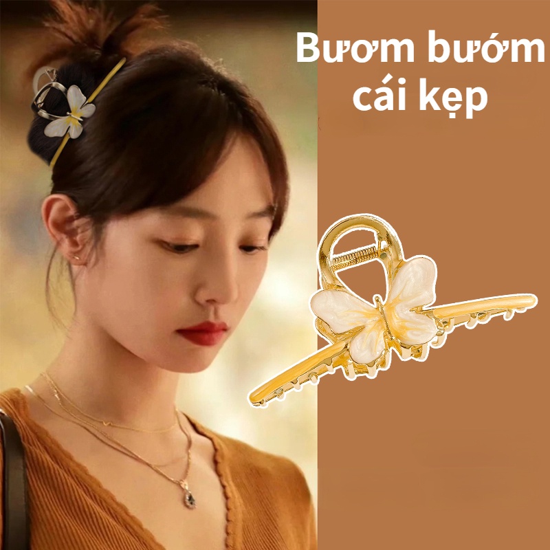 Jepit Rambut Model Butterfly Clip Ukuran Besar Gaya Korea Untuk Wanita