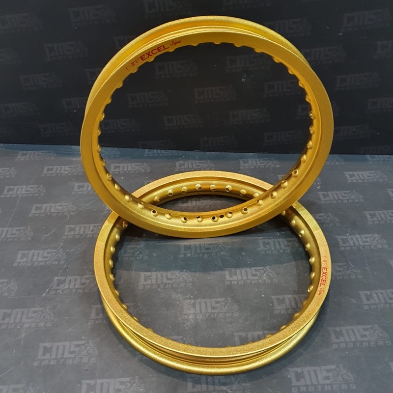 Velg Alloy CRV Japan 17 x 160 dan 18 x 160 Gold Jeruk 1 Set
