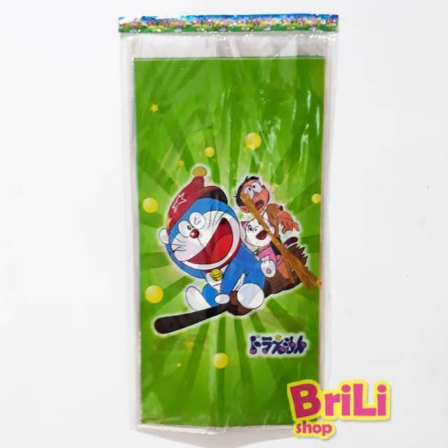 

TERMURAH... Kantong Plastik Snack Souvenir Ultah Doraemon | Goodie Bag Bingkisan Ulang Tahun