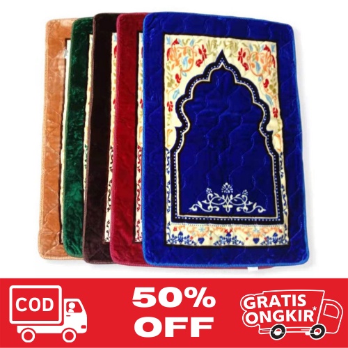 Sajadah Turki Tebal Empuk dan Anti Slip Sajadah Pria Wanita Dewasa Premium Lembut dan Halus Sajadah 