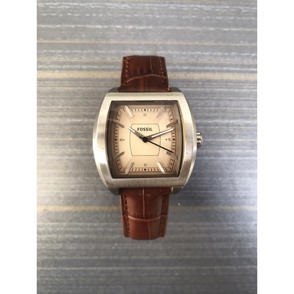 Bekas  Second Preloved FOSSIL FS Jam Tangan Pria Wanita Analog Baterai Original Fashion Klasik Style