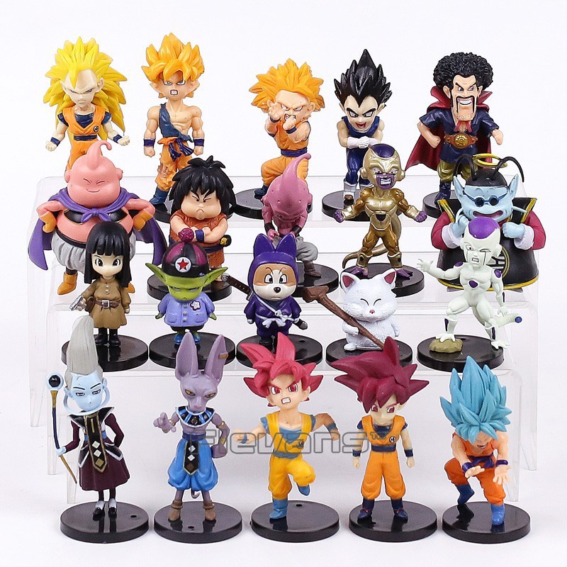 20 pcs/set Dragonball Dragon Ball Super DB Son Goku Wcf Frieza Boo