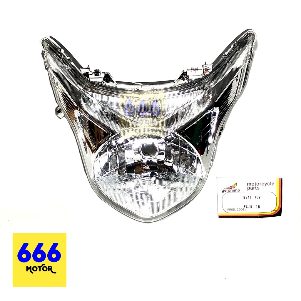 666MOTOR LAMPU DEPAN / REFLEKTOR BEAT POP