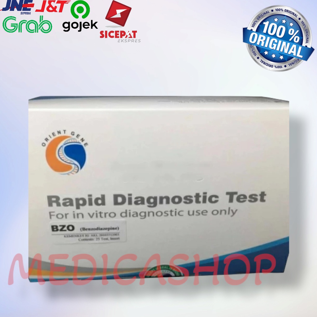 Orient Gene BZO ( Benzodiazepines) Rapid Test Casette Device 25T