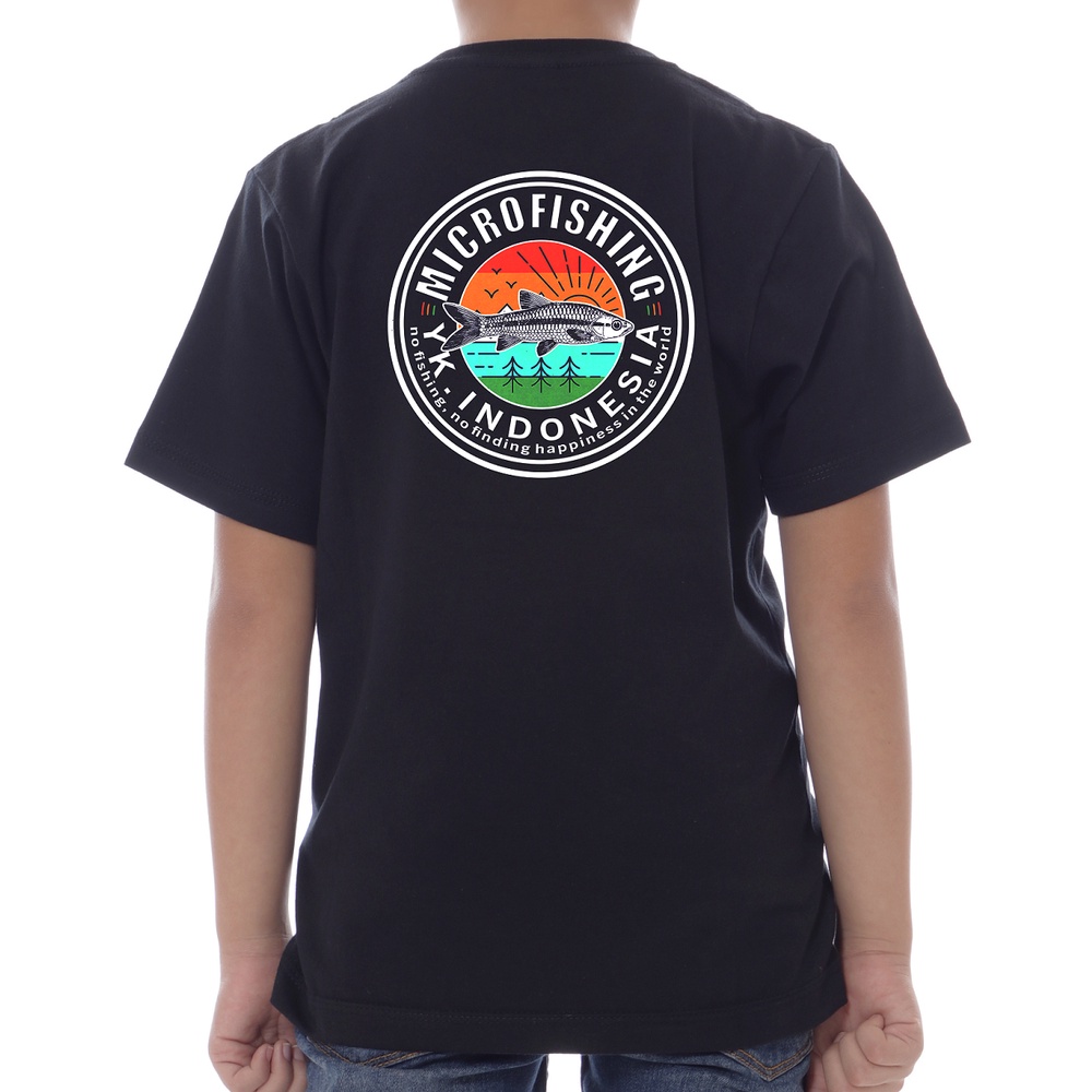 Kaos Anak Mancing lucu reel microfishing tegek joran ul cangkek ispull lentur
