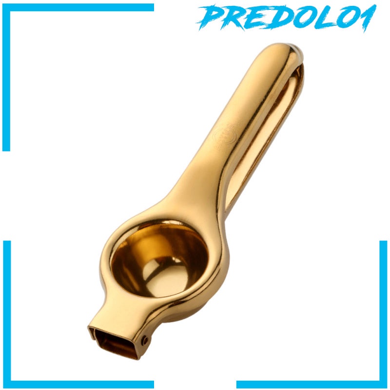 Predolo1 Alat Pemeras Jeruk / Lemon Manual Bahan Stainless Steel Warna Emas