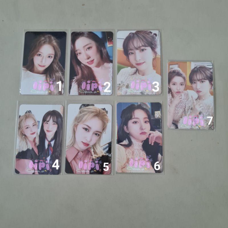 [BACA DESKRIPSI] wts want to sell ready pc photocard dawon eunseo dayoung yeonjung wjsn album unseal