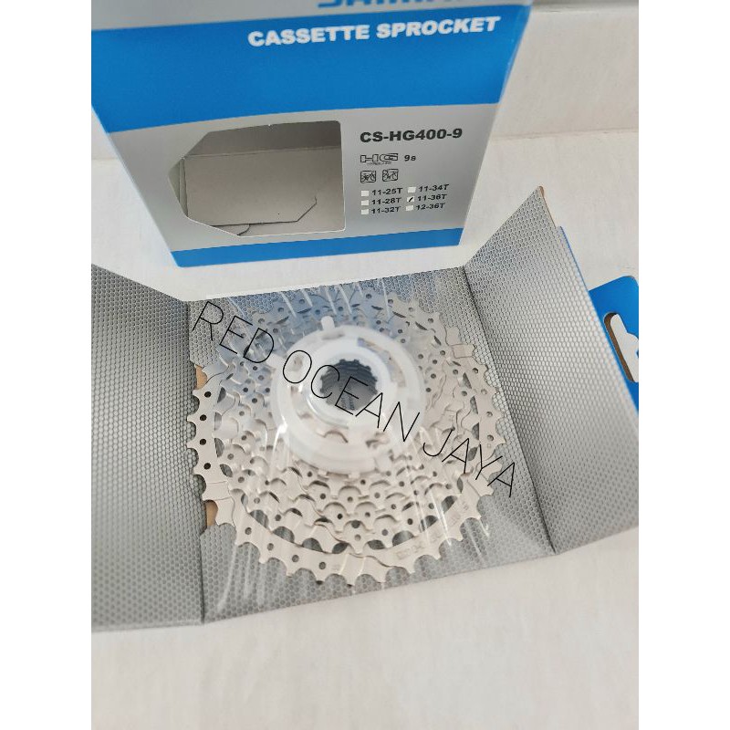 shimano sprocket alivio HG400 9 speed cs alivio 11-36t HG 400 9speed