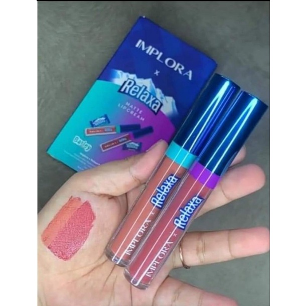 Implora x Relaxa Lip Cream Matte isi 2EA