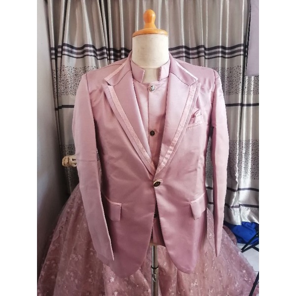 Jas pengantin resmi bahan taffeta