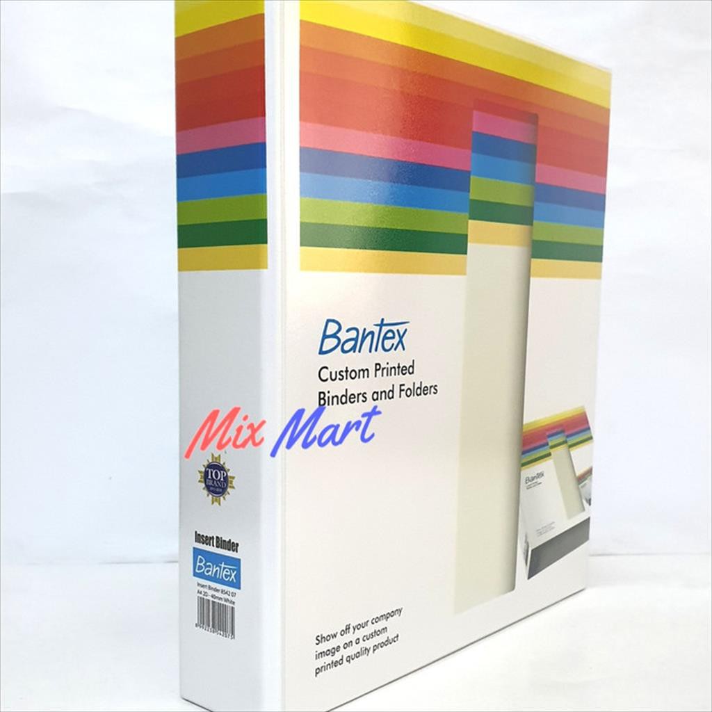 

Bantex 8542 07 Insert Ring Binder A4 2 Ring 40 mm White