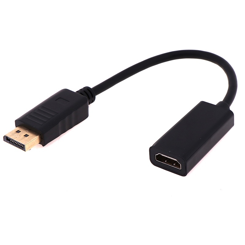 {LUCKID}DP Display Port Male To HDMI Female Cable Converter Adapter