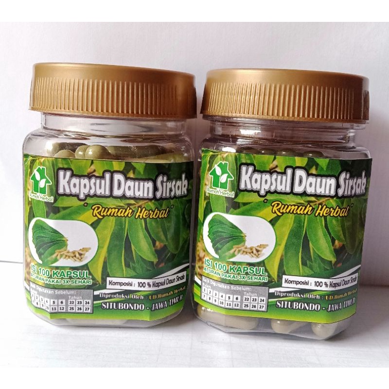 

Kapsul Daun Sirsak Isi 100 Kapsul