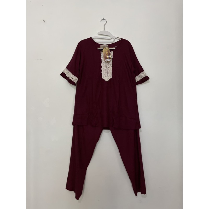 Batik Qonita SPJ Renda polos warna