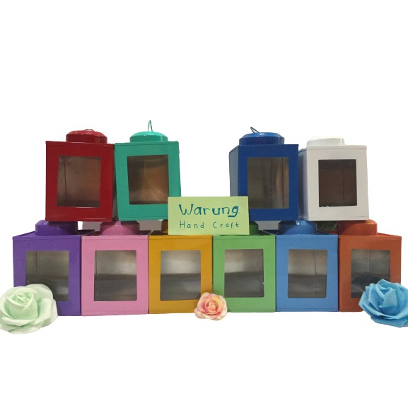 {COD} Kaleng Krupuk Mini Kaleng Kerupuk unik Toples Jadul Toples Kue uk 8 X 10 cm