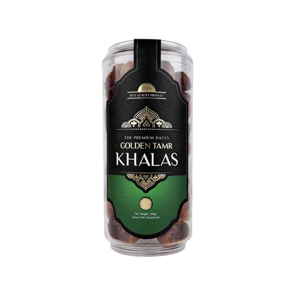 

Golden Tamr Khalas 500 gr PREMIUM ( Cocok Untuk Momen Lebaran ) um251