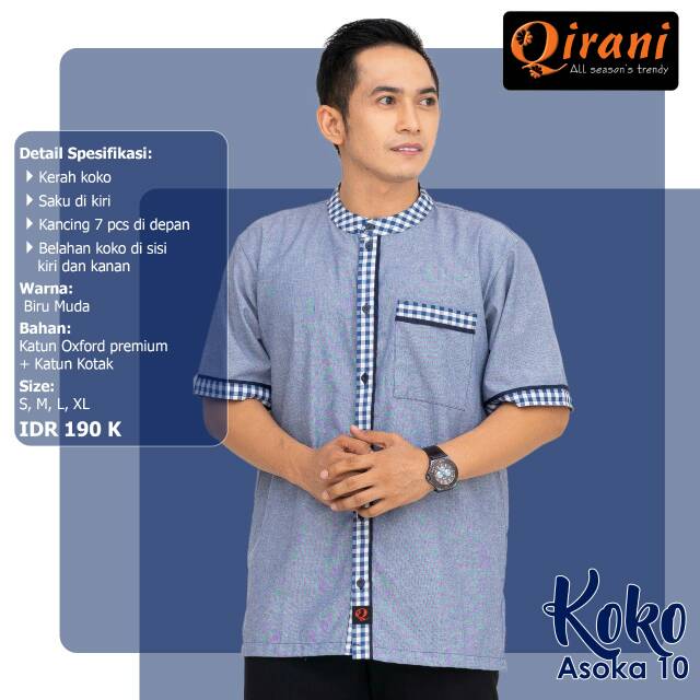 SARIMBIT/QIRANI 02 BIRU MUDA/COUPLE KELUARGA ❤