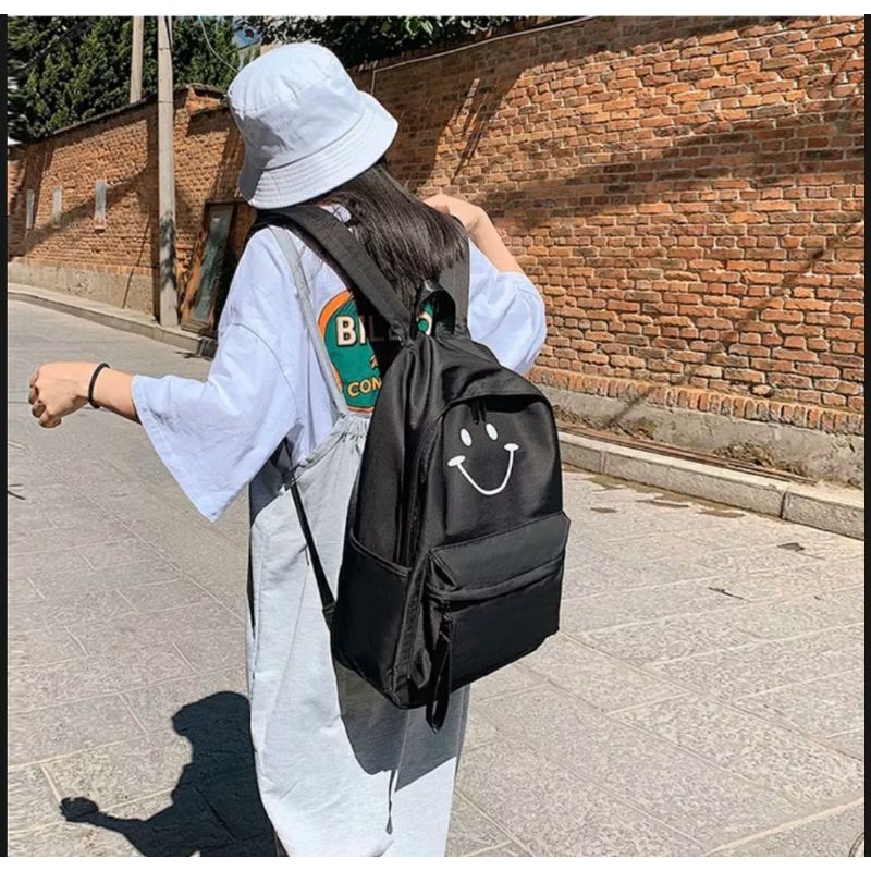 Tas ransel korean style smile [TAS RANSEL MURAH]
