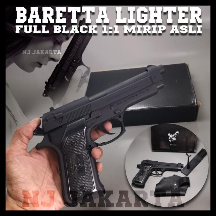 Korek Api Pistol Sarung Kulit Mirip Dengan Asli 5872