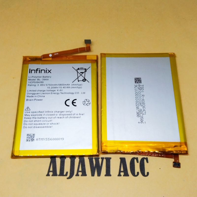 Baterai Batre Battery Bateray Infinix Hot 4 X556 X557 BL-39AX Original Battery Hp